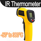 Пирометр-Дистанционный инфракрасный измеритель температуры GM300 ( -50~380ºC )