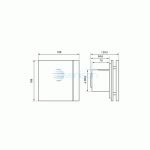 Вентилятор Soler&Palau SILENT-100 CZ MARBLE WHITE DESIGN